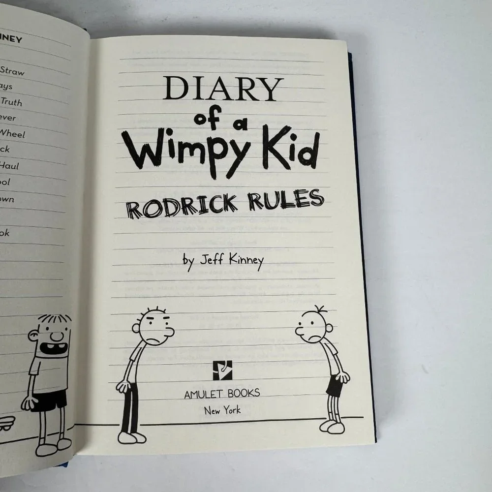 Diary of a Wimpy Kid Rodrick Rules Jeff Kinney 2008 Illustrated Children's Humor